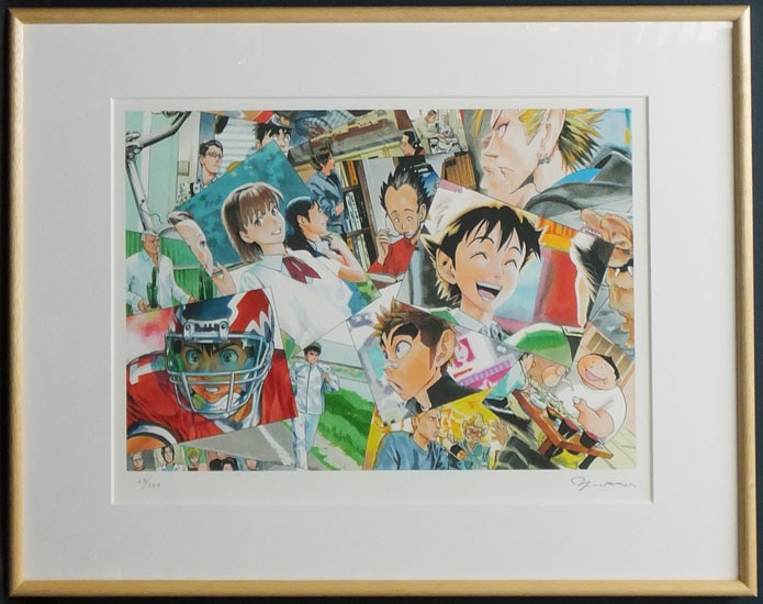 村田雄介 直筆サイン入りカラー複製イラスト「アイシールド21」