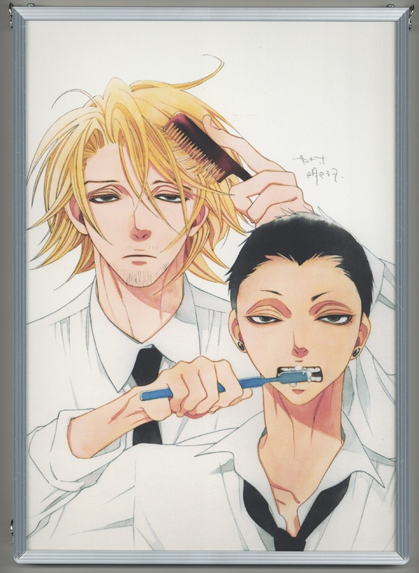 中村明日美子 直筆サイン入りカラー複製イラスト「ダブルミンツ」