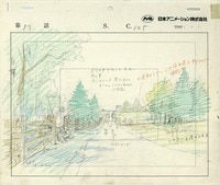 3357] 未来少年コナン レイアウト / 直筆:宮崎駿