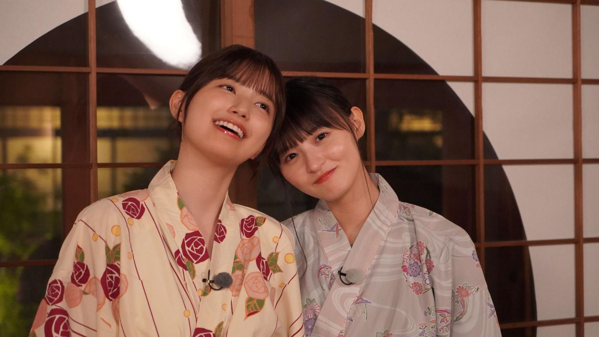 乃木坂46・遠藤さくらと五百城茉央が温泉卓球と至福の会席料理を堪能