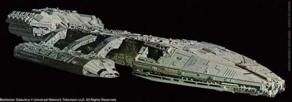 宇宙空母ギャラクティカ 1/4105 ギャラクティカ/メビウスモデル942/