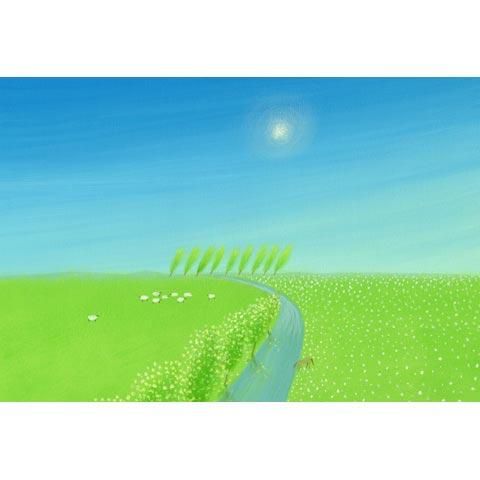 アートグラフ【安らぎの風景】特大サイズ - 葉祥明美術館公式ネット