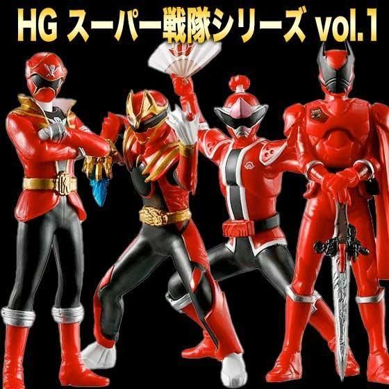 12/28UPバンダイ HG スーパー戦隊シリーズ vol.1 - ガシャポン
