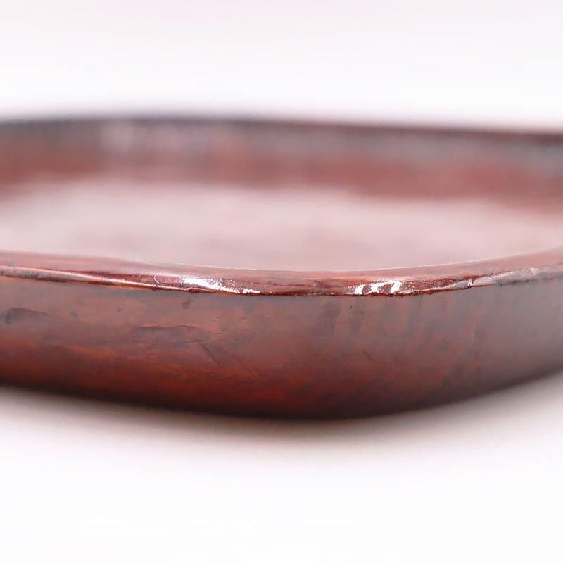 漆器 讃岐盆 手彫り くり抜き 昭和初期 35.5cm