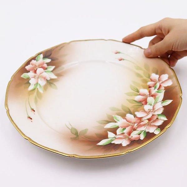 大正時代アンティークのオールドノリタケ飾り皿