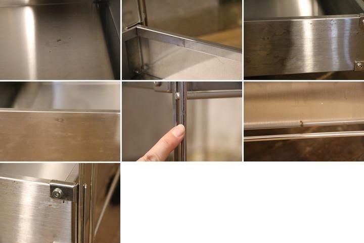 無印良品(MUJI)の人気のステンレスユニットシェルフ ワゴンセットです