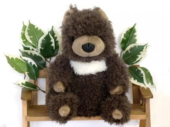 もさもさ くまさん ダークブラウン - シナダオンラインショップ