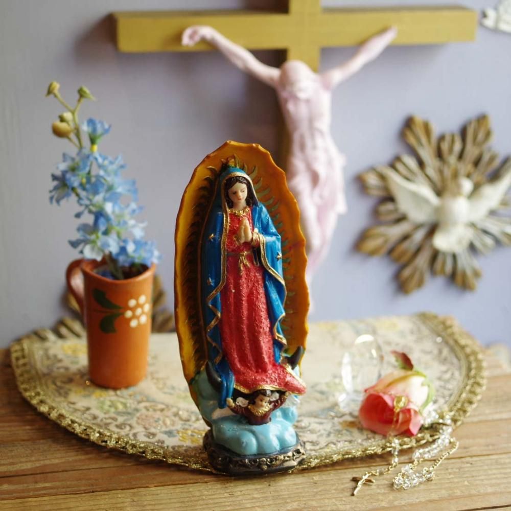 カトリック☆グアダルーペの聖母像【H18cm】