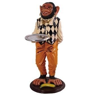 店舗の看板がわりとしても大活躍！動物の置物☆猿☆おしゃれな