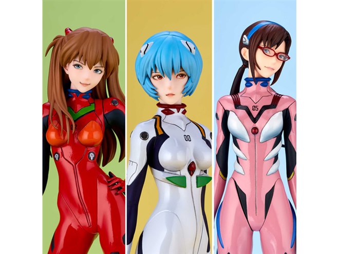 エヴァンゲリオン」林浩己氏の原型でレイ/アスカ/マリを1/7スケール