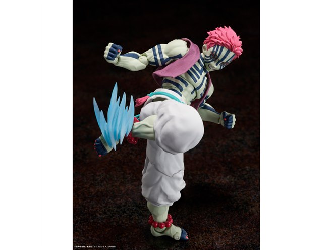 鬼滅の刃」猗窩座が1/12可動フィギュアに、「破壊殺 羅針」の台座付き