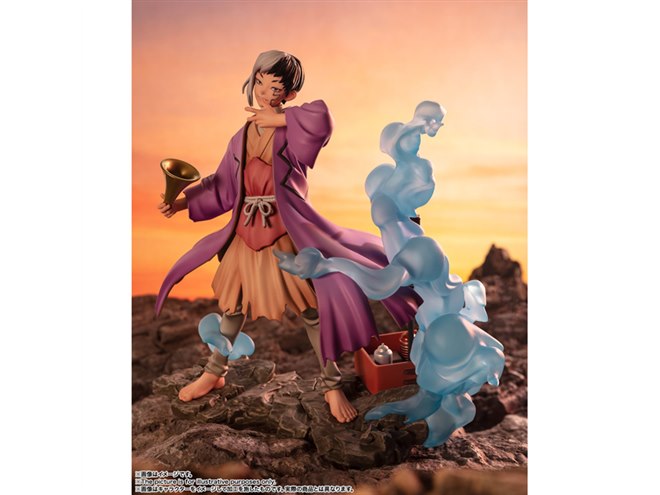 Dr.STONE」あさぎりゲンがフィギュアーツZEROに登場、不敵にほほ笑む姿
