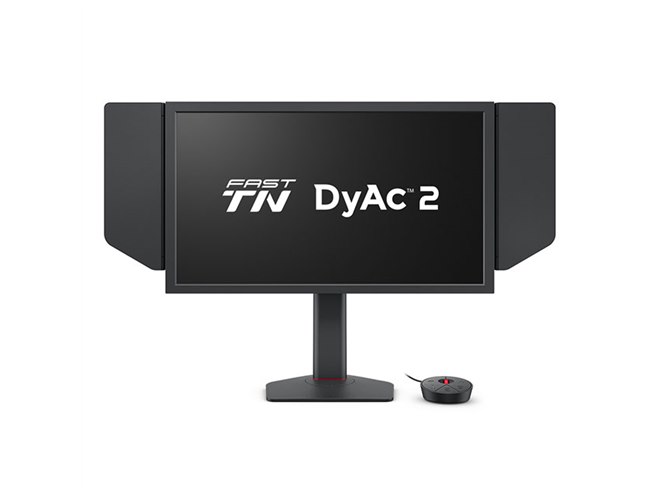 BenQ、TNパネル搭載で540Hz駆動に対応した24.1型ゲーミングモニター