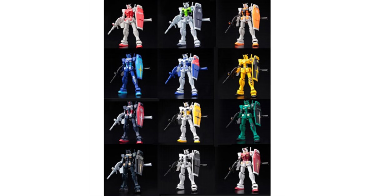 RX-78-2とプロ野球12球団がコラボ、「ガンダム40周年」でガンプラ発売