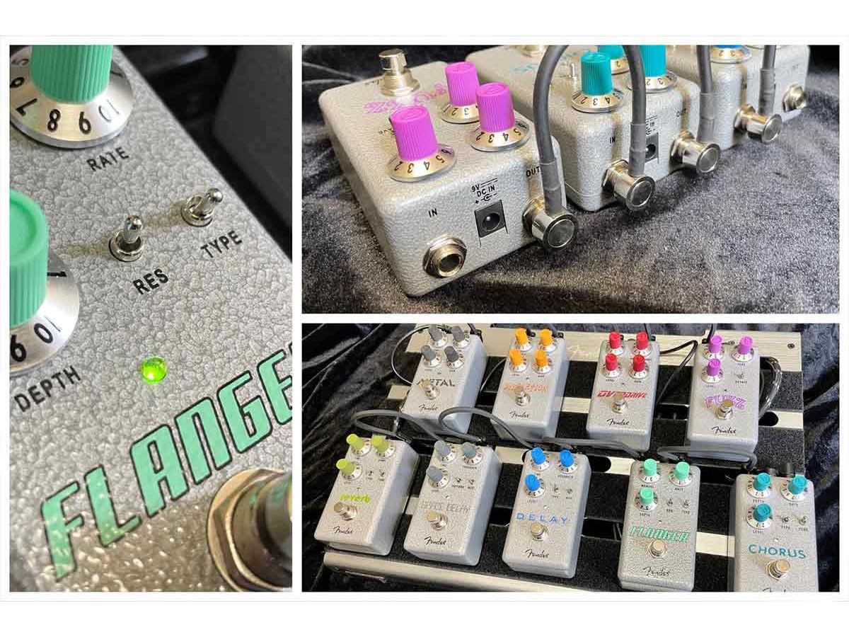 Fenderのエフェクターペダル「HAMMERTONE」全9種を、サンプル演奏付き