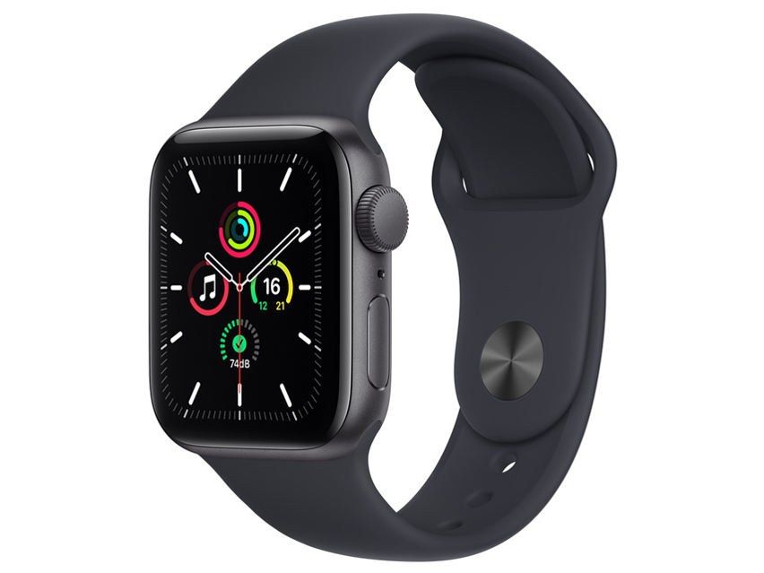 Apple Apple Watch SE GPSモデル 40mm MKQ13J/A [ミッドナイトスポーツ