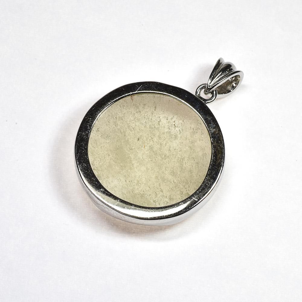 リビアングラス ペンダントトップ 22x22x5mm #ML0720 - プレミアム