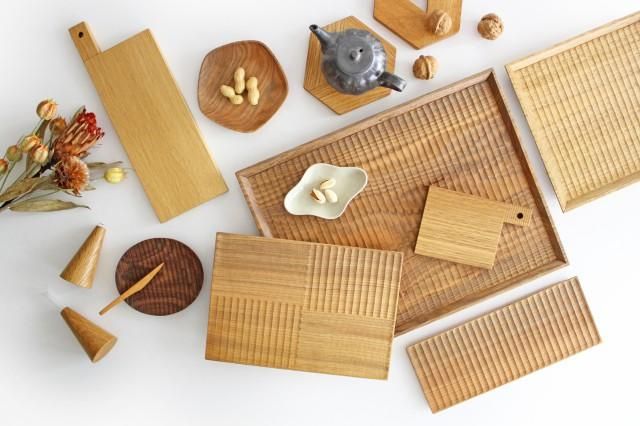 彫り盆｜オニグルミ｜Semi-Aco｜加賀雅之｜和食器通販｜うちる｜和食器