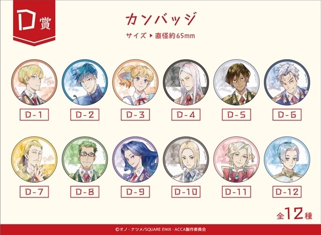 ACCA13区監察課』7/7 描き下ろしニーノお誕生日イラスト公開