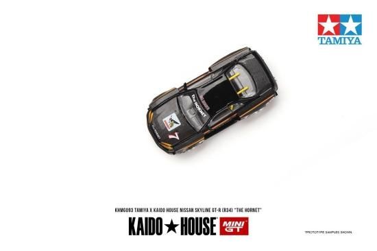 KAIDO☆HOUSE x MINI GT 1/64 NISSAN SKYLINE GT-R R34 THE HORNET V1