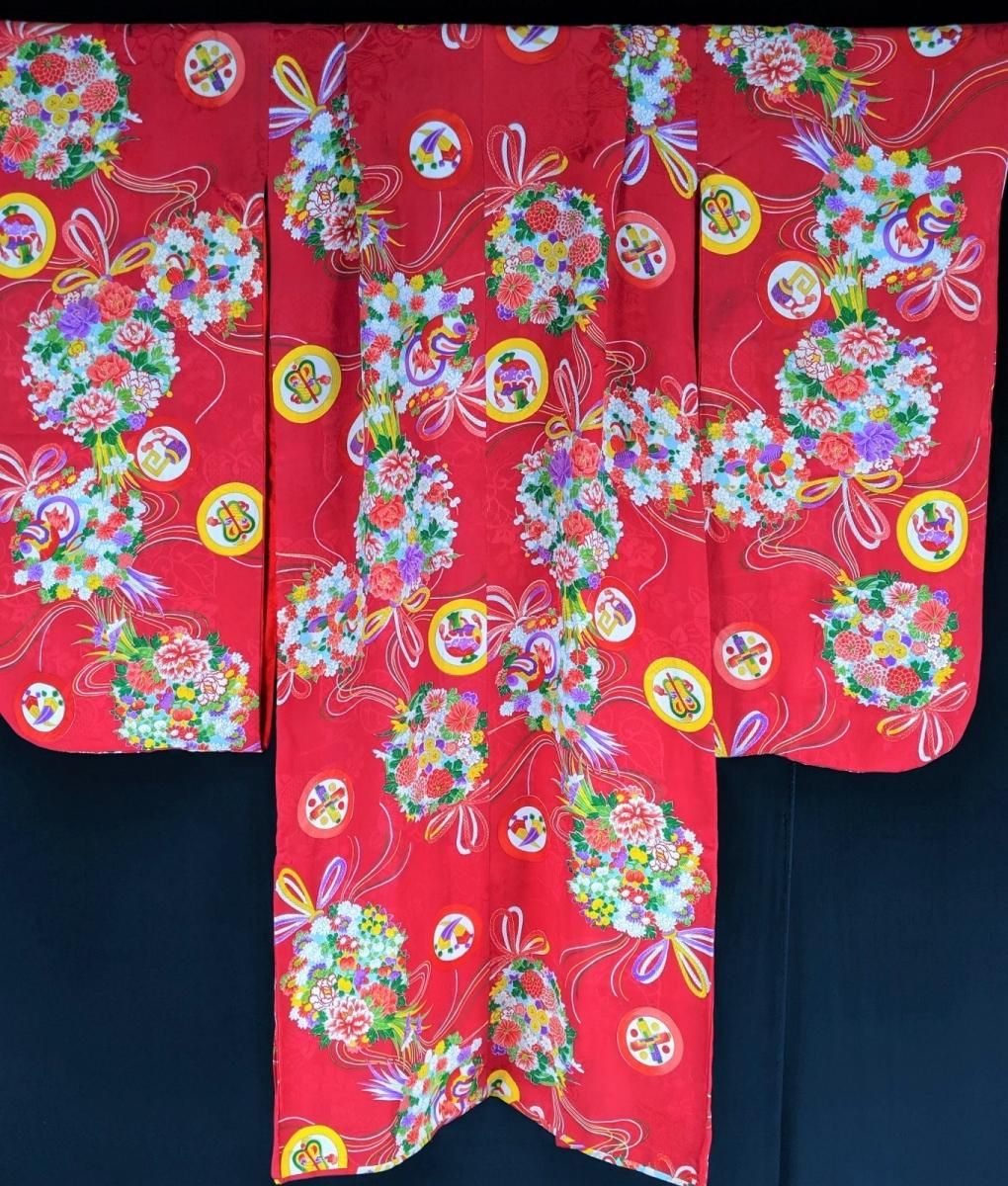 お子様用アンティーク着物 - 着物工房あかり