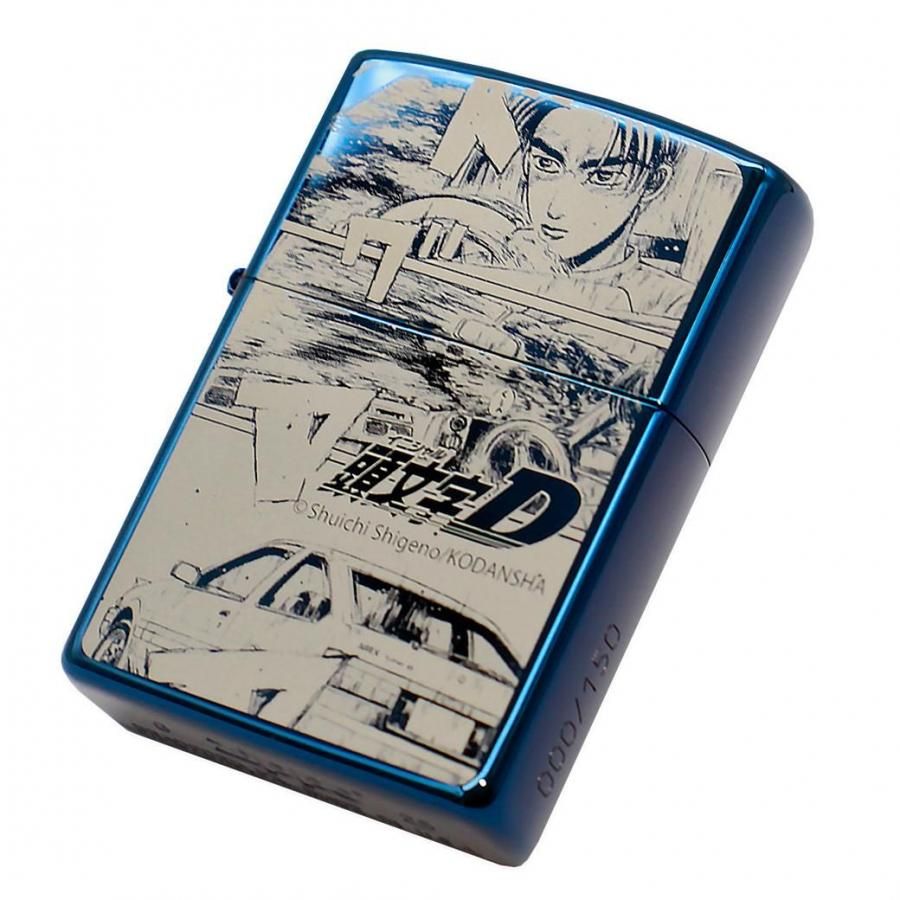 Zippo 『頭文字D』 ブルーチタン model 30th 藤原拓海 イニシャルD