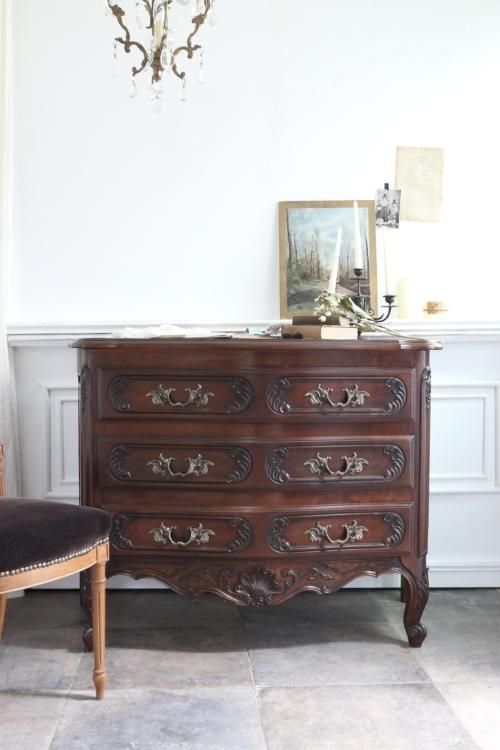 フランスアンティーク家具 アンティークチェスト 3段チェスト