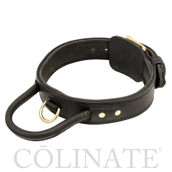 大型犬用 首輪 革 ハンドル付き【ヘビー デューティトレーニング カラー 】