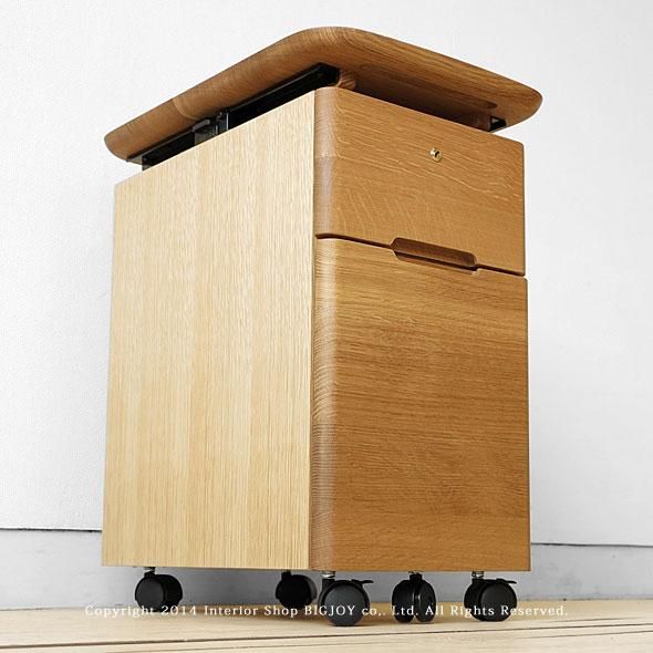 ワゴンのみ】飛騨産業/TF616、TF616U 昇降式デスクワゴン 受注生産商品