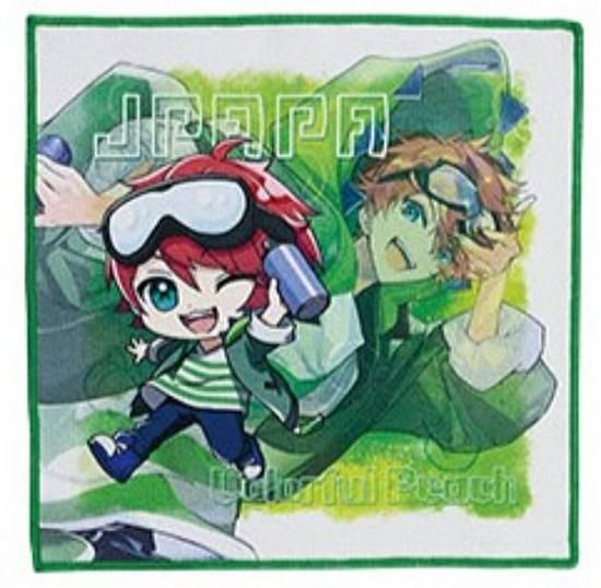 M賞 じゃぱぱ (ハンドタオル) 】一番くじ カラフルピーチ Powerful Art