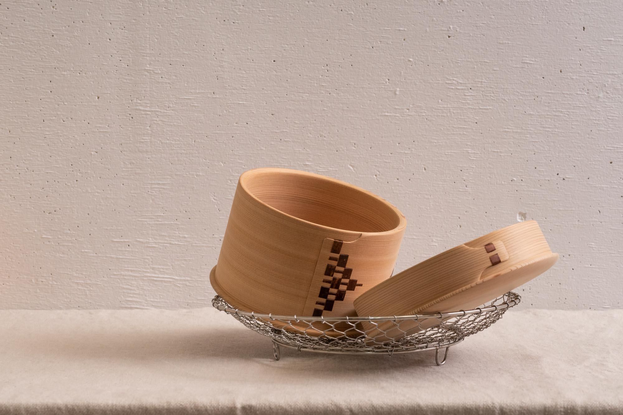 おひつ（5寸＝2合用）｜曲げわっぱ｜柴田慶信商店｜紡ぎ舎（つむぎや）