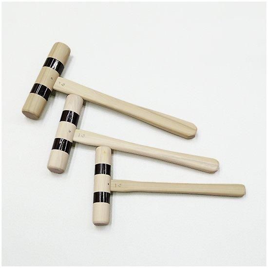 寺院仏具】 一心撞木（シモク）半鐘打 小 木製