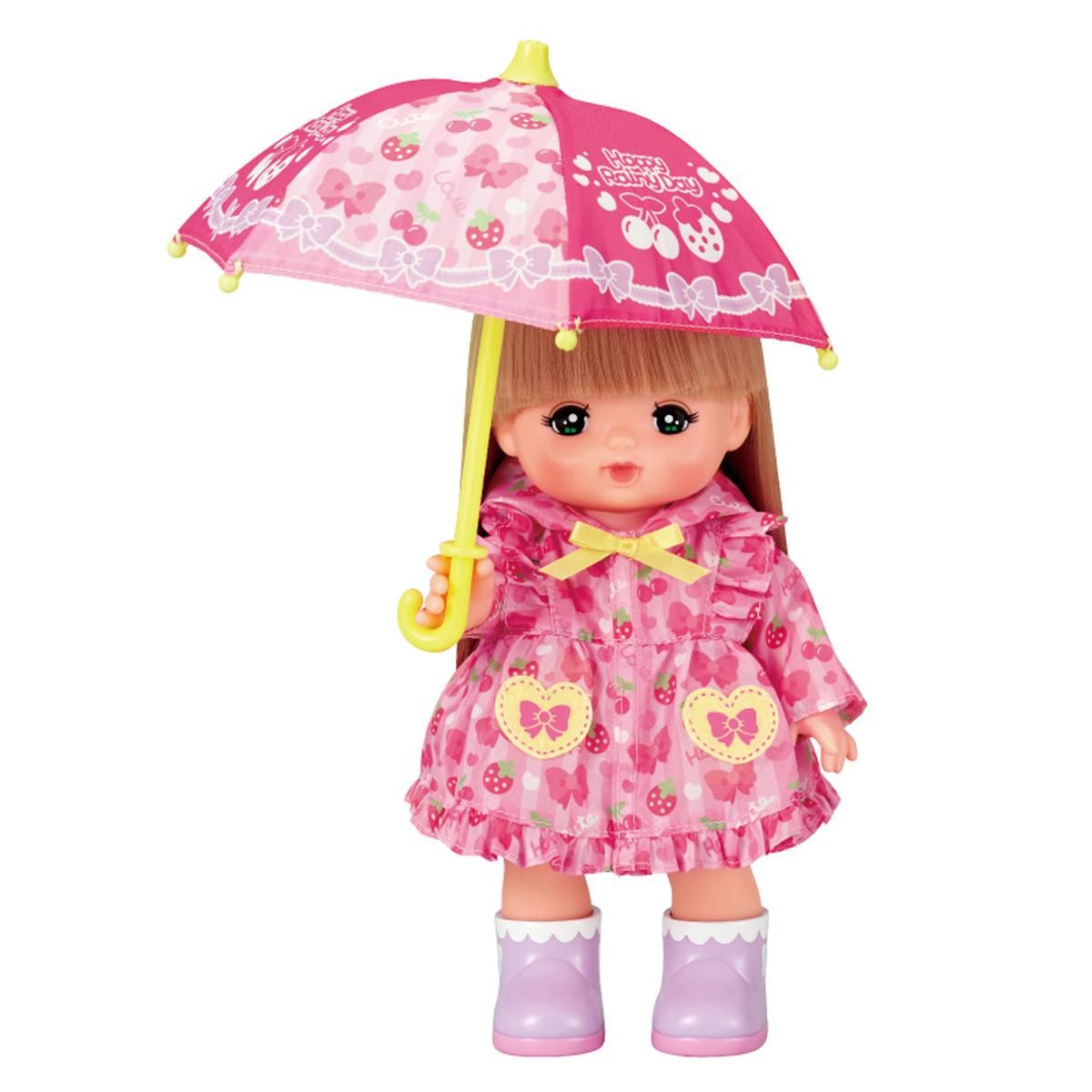 きせかえ】ピンクのレインコートセット - メルちゃんなかよしSHOP