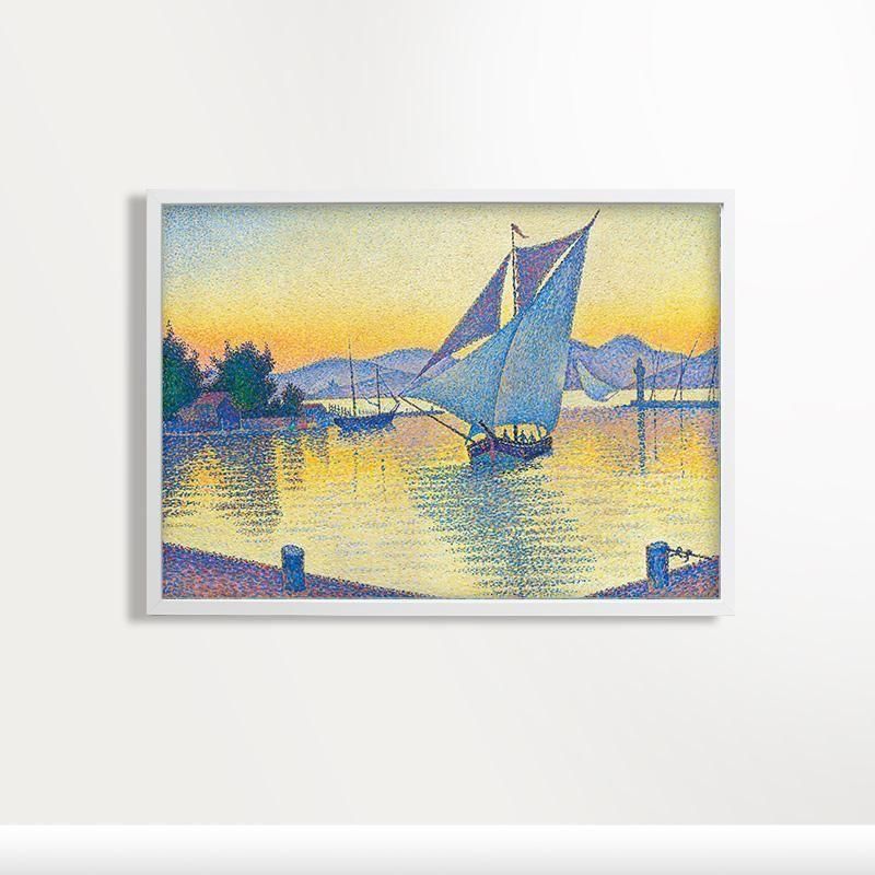 夕陽の港 | ポール・シニャック - ROSSO GRAFICO