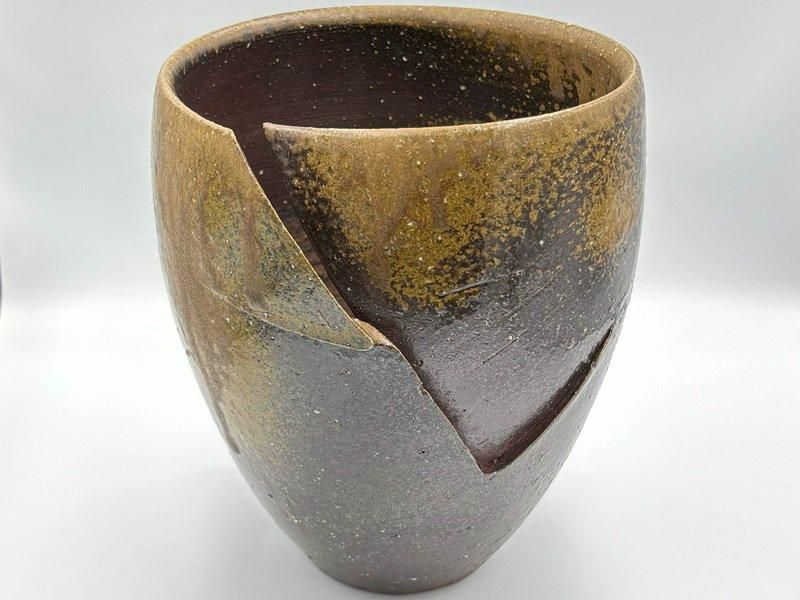切込花入 - 備前焼ギャラリー 倉敷一陽窯