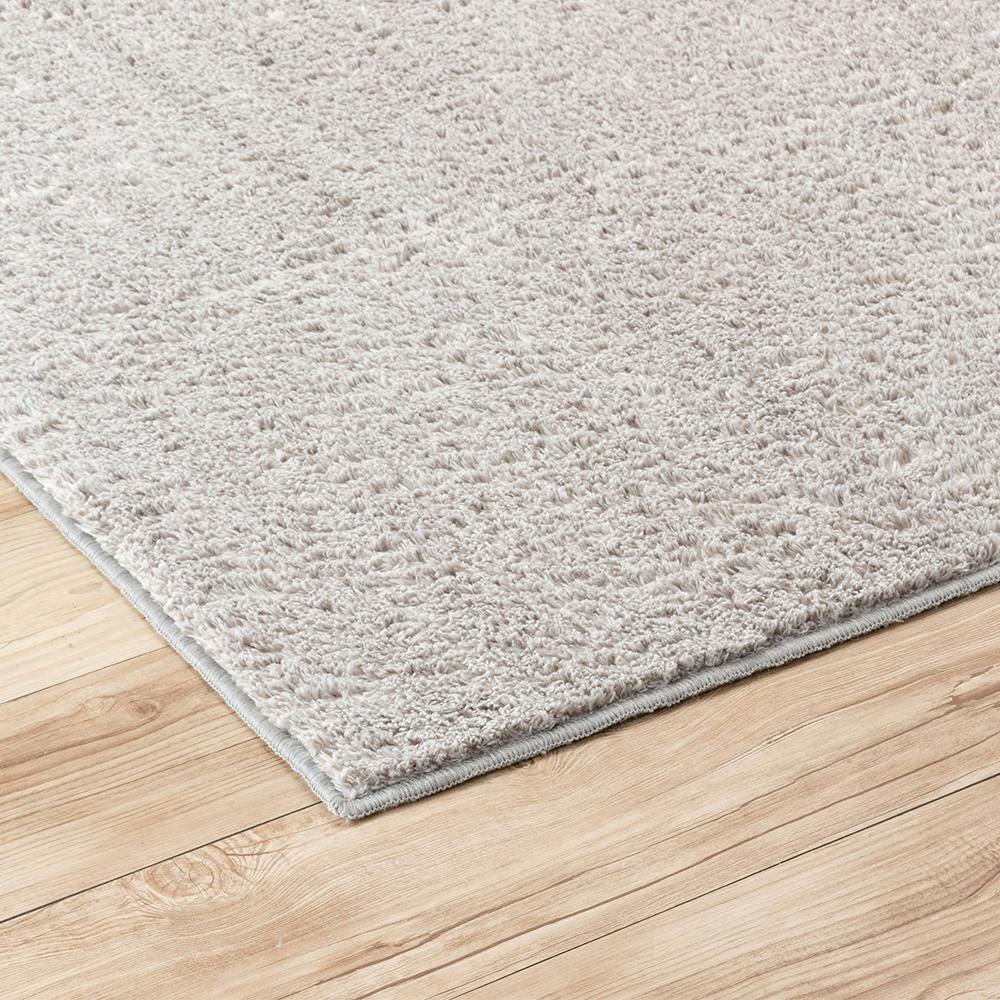 ＆Pet 洗えるシャギーラグ グレー 190×240cm | ラグ・カーペット