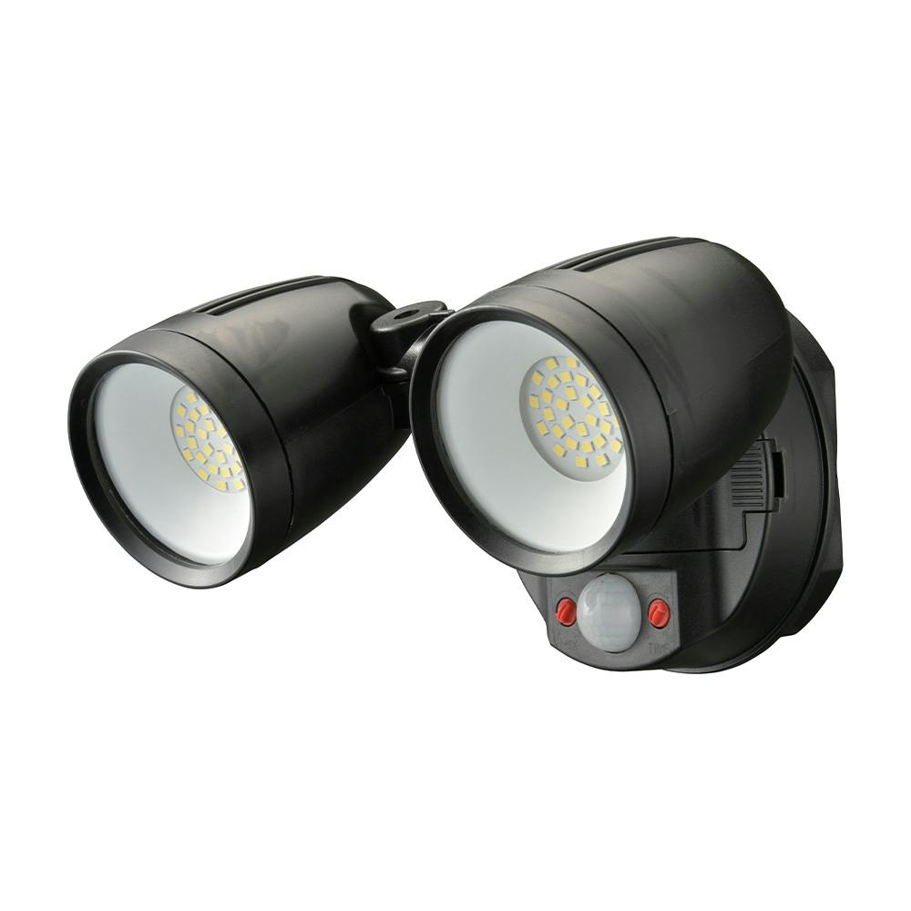 monban 防犯センサーライト 2灯リチウム充電池式 2000ルーメン LS