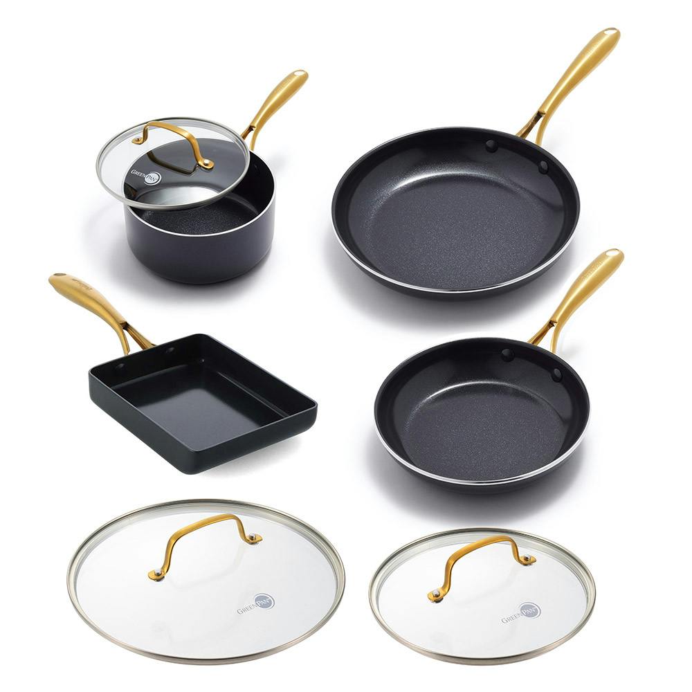 グリーンパン ストゥディオ フライパン・エッグパン・ソースパン 6点