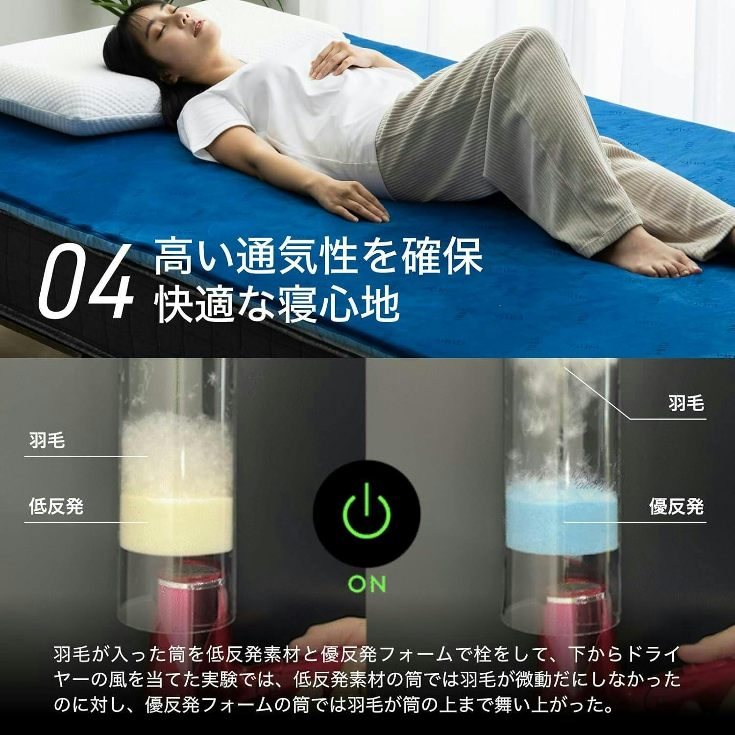 新生活応援！送料無料キャンペーン】エムリリー 優反発 マットレス