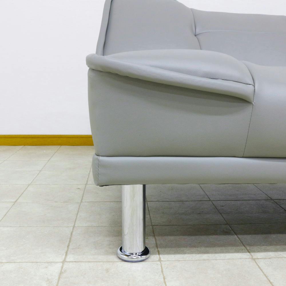 後藤家具 シンプルデザインのソファーベッド！グレー色