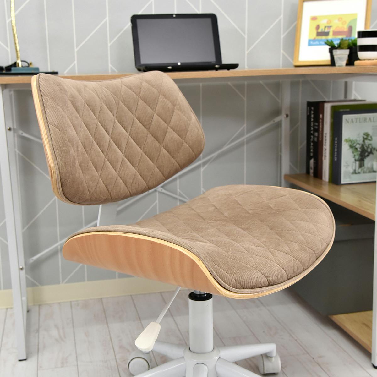 タマリビング ホームチェア デニーロFAB BE ベージュ(50001177) サイズ