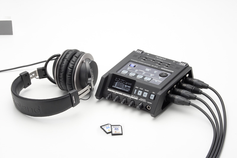Roland ポータブル・レコーダー「R-44R」のスペック変更モデル「R-44E