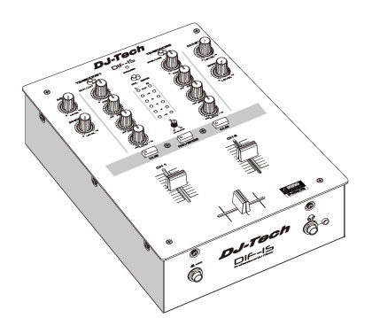 ブースに映えるホワイトカラーのDJミキサー DJ-Tech DIF-1W | Digiland