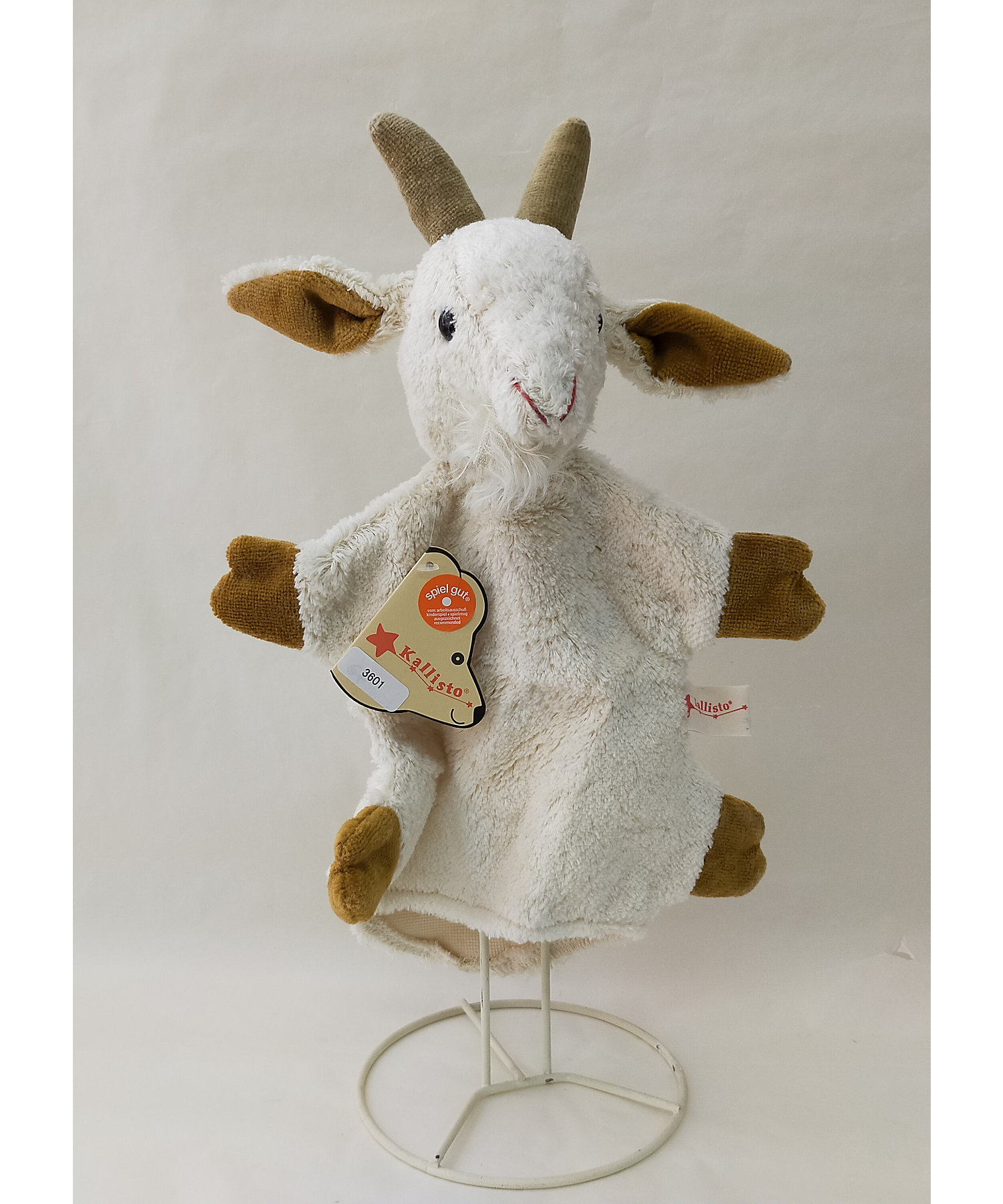 受注商品】＜カリスト社＞手人形 白やぎ | ATELIER NIKI TIKI