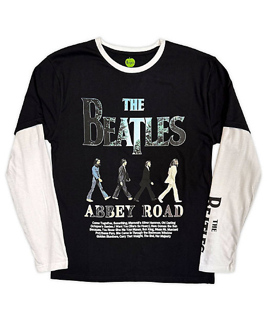 ☆ABBEY ROADユニセックス長袖Tシャツ | The Beatles/ザ