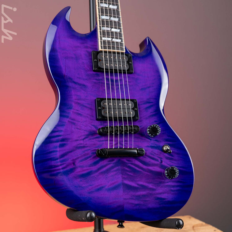 ESP USA Viper Quilted Maple Purple Sunburst – Ish Guitars