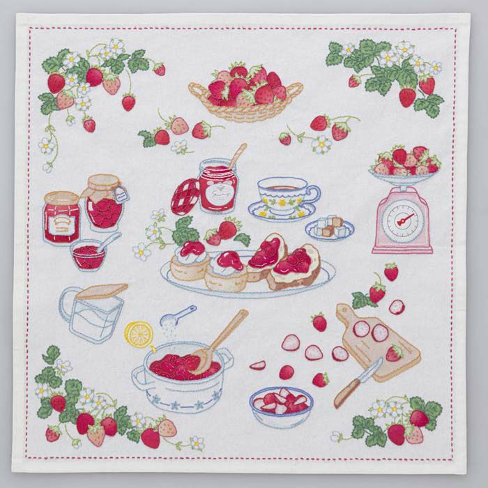 ステッチクロス・モチーフクロス | リバティ 生地、編み物、刺繍