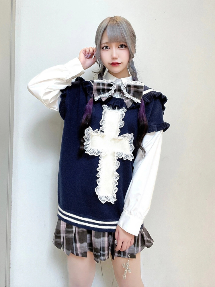 JM制服クロスのうさぎニット - Jamie エーエヌケー(ジェイミーエー