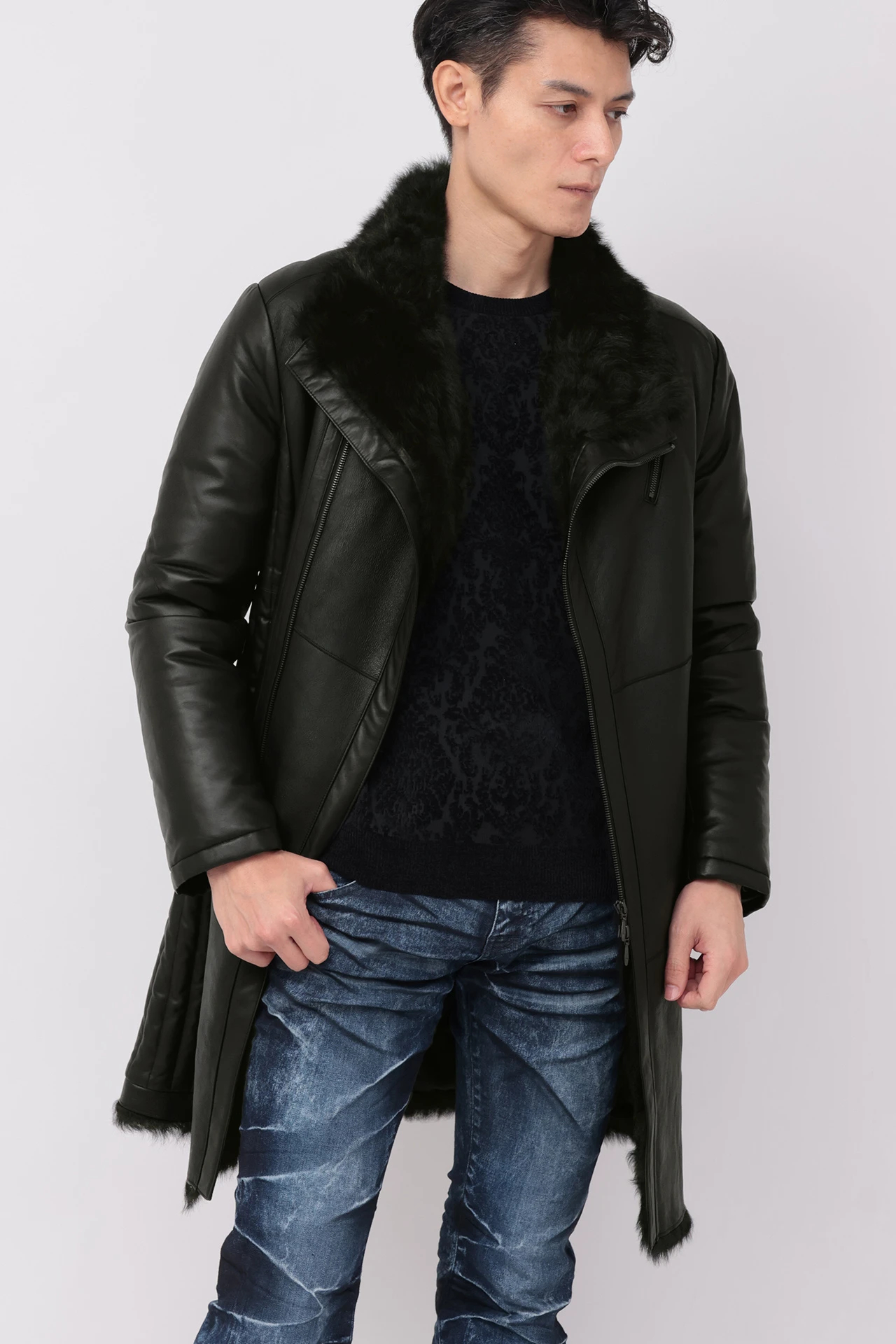 TORNADO MART∴トスカーナムートンコンビダウンコート / TORNADO MART