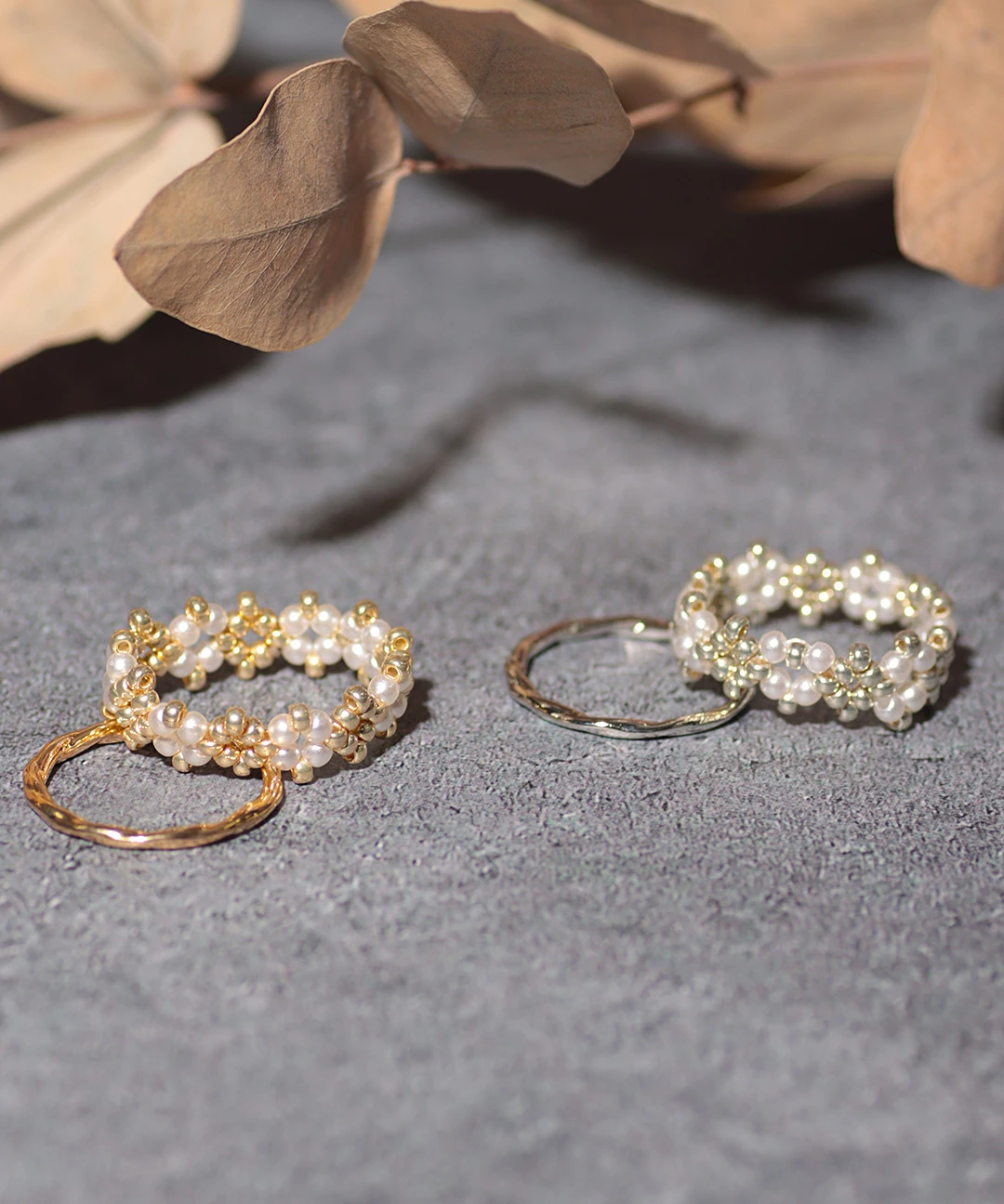 クラウンビーズリングセット / 指輪・カフリング | エスニック